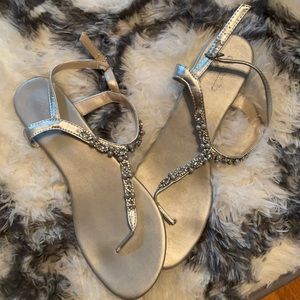David’s Bridal Beach Wedding Sandals